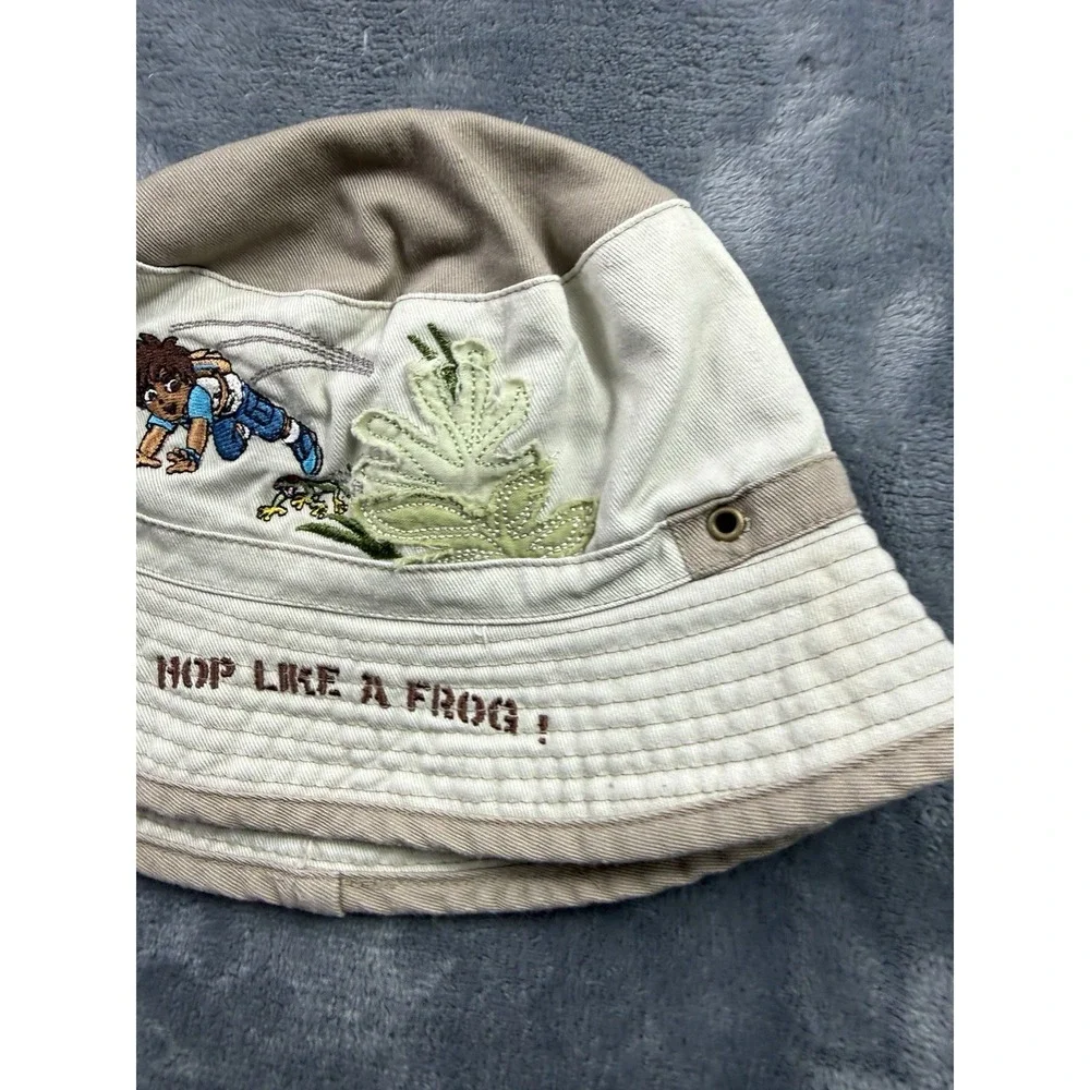 Nick Jr Go Diego Go! Kids Boys Bucket Safari Cap-Hat Embroidered 2008